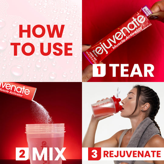 Rejuvenate Muscle Building Drink Sticks – Patented EAAs, 1 Stick = 40g Whey Protein Isolate, 11x Better Than Whey Protein, GLP-1 + Bariatric Approved*